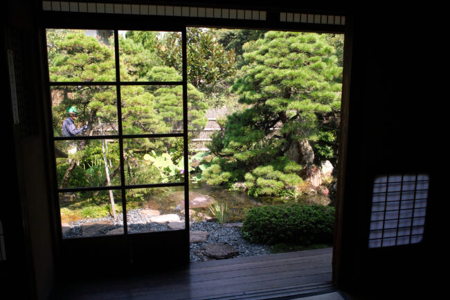 小泉八雲旧居の日本庭園